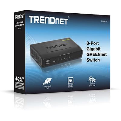 Tinklo šakotuvas TRENDNET TEG-S81g, 8-Port Gigabit - 4