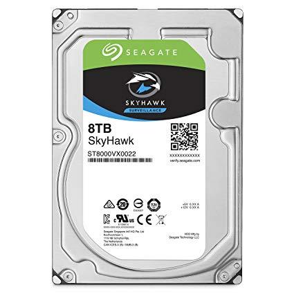 8TB SEAGATE SURVEILLANCE SKYHAWK - 1