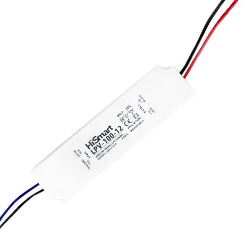 Maitinimo šaltinis 12V, 8.5A, 100W, IP67 - 1