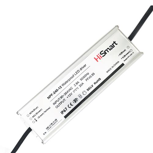 Maitinimo šaltinis 12V, 20A, 240W, PFC, IP67 - 1