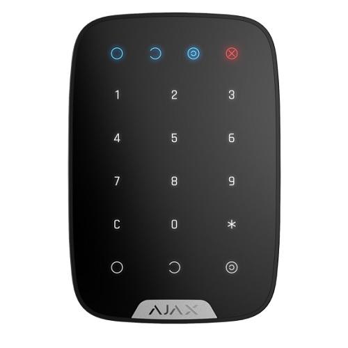 Ajax KeyPad Plus belaidė valdymo klaviatūra (juoda) - 1