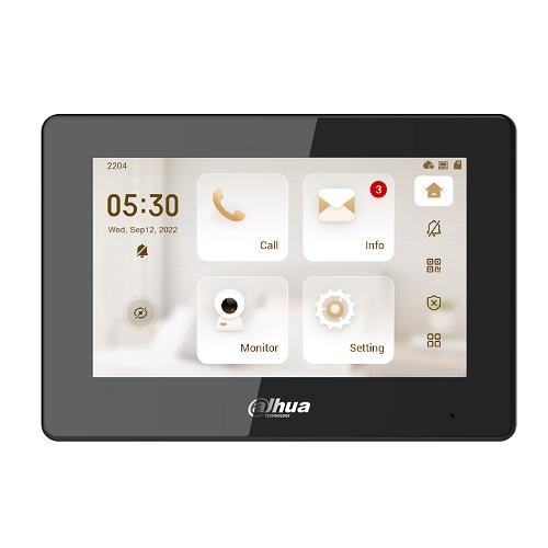 IP domofono monitorius 7 col. 1024x600,Micro SD kortelės prievadas,PoE(802.3af), SIP - 1