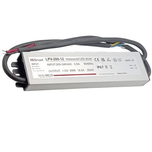 Maitinimo šaltinis 12V, 16.5A, 200W, IP67 - 1