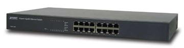 16-portų Gig. interneto tinklo šakotuvas GSW-1601 - 1